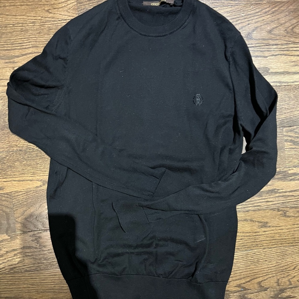 Roberto Cavalli Black Crewneck